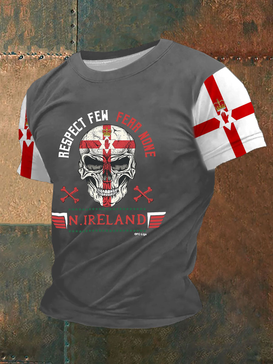 Men's Northern Ireland Football Print T-Shirt