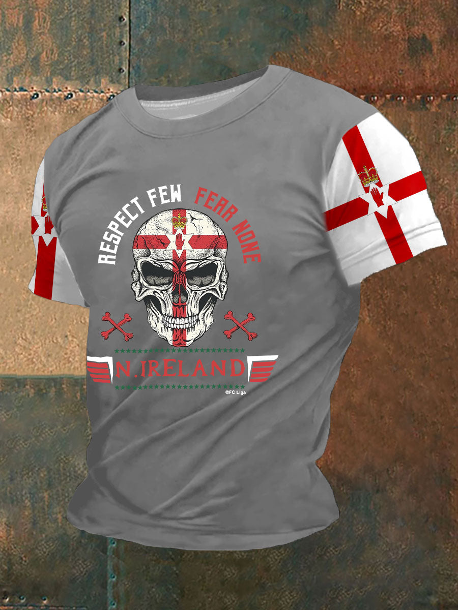 Men's Northern Ireland Football Print T-Shirt
