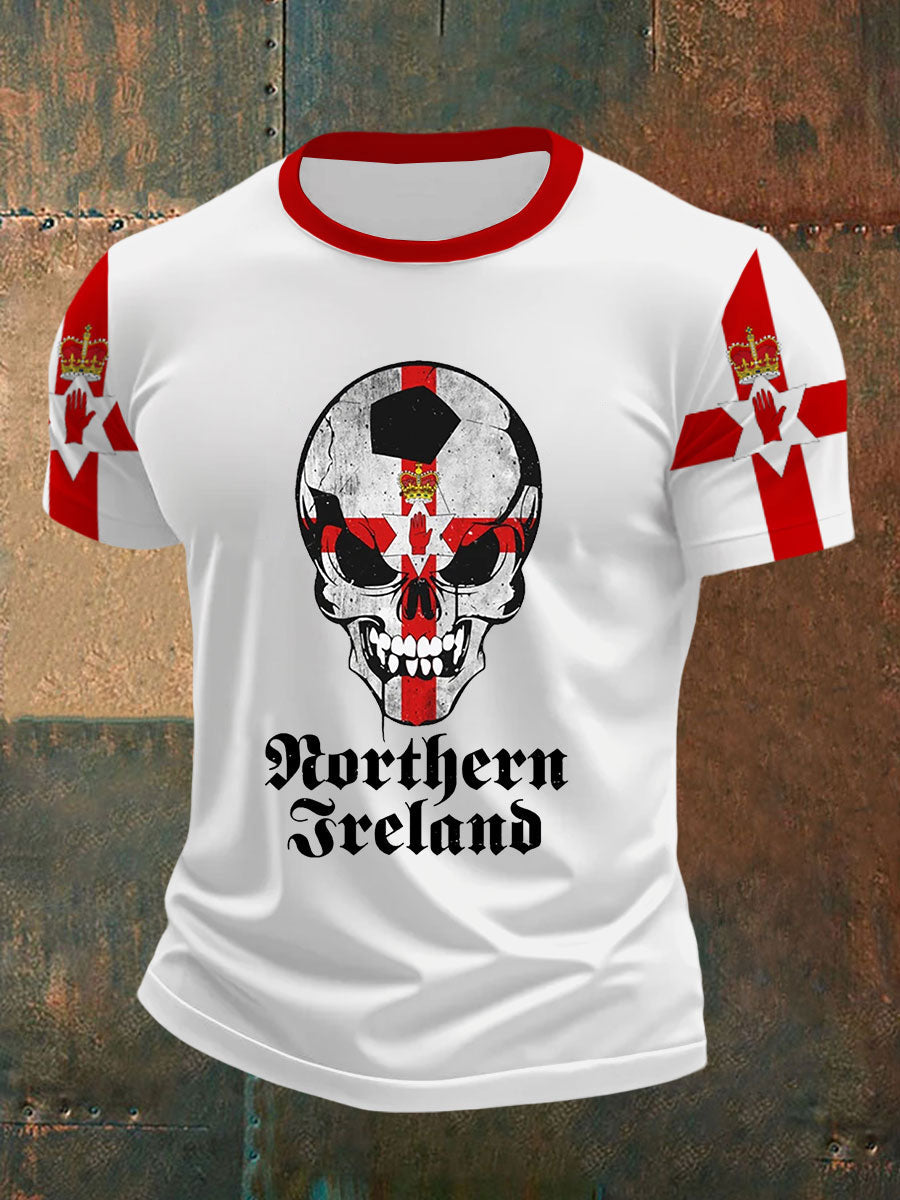 Men's Northern Ireland Football Print T-Shirt