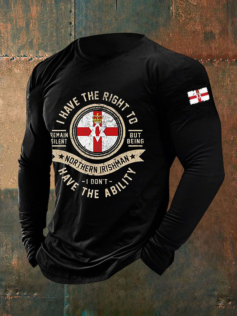 Men's Proud To Be From Northern Ireland Printed T-Shirt