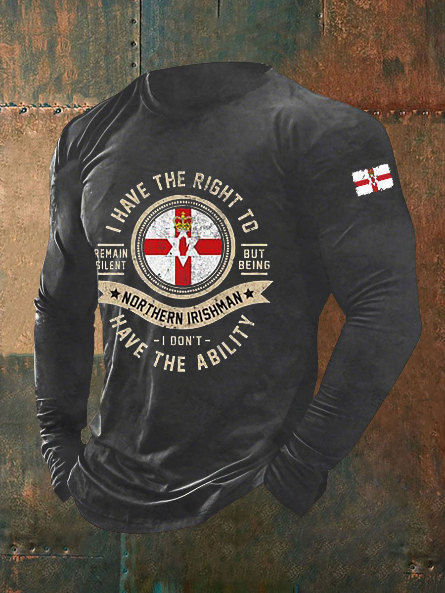 Men's Proud To Be From Northern Ireland Printed T-Shirt