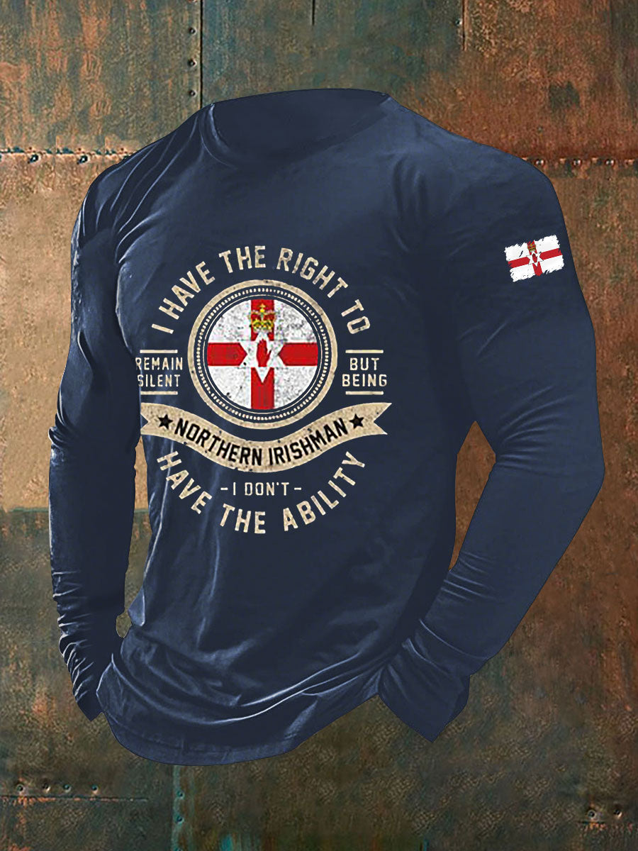 Men's Proud To Be From Northern Ireland Printed T-Shirt