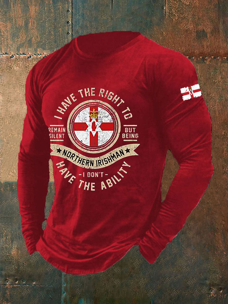 Men's Proud To Be From Northern Ireland Printed T-Shirt