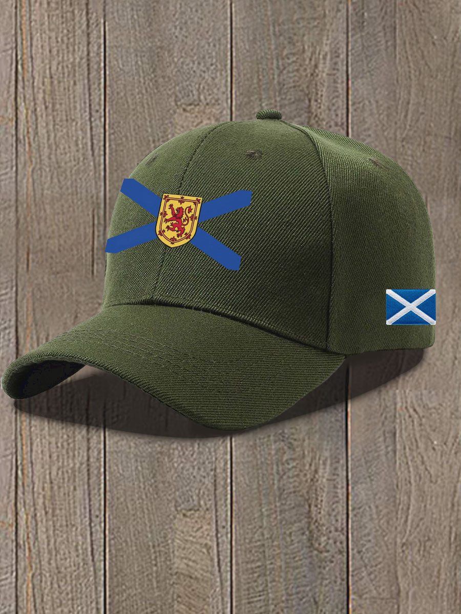 Unisex Scottish Flag Print Hat