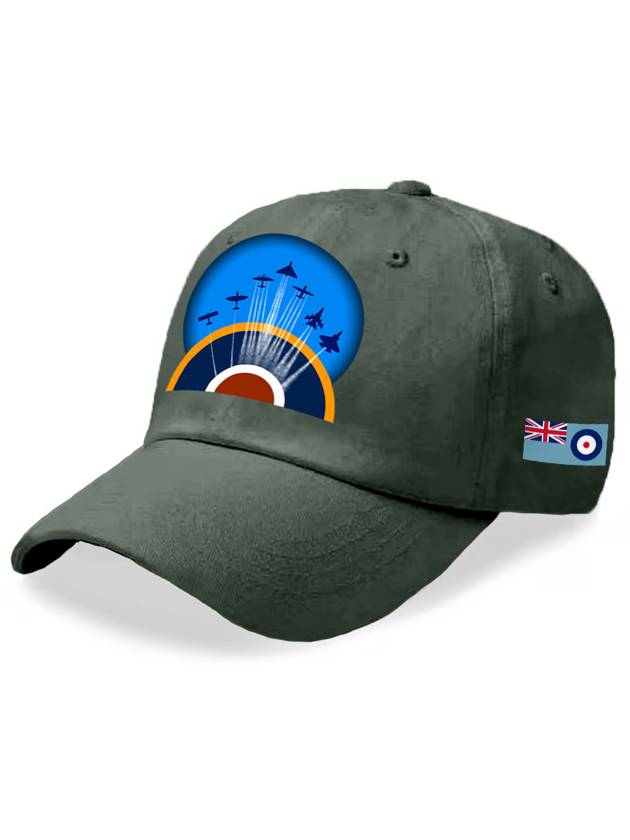 Unisex Vintage RAF Wings Of Freedom Print Hat