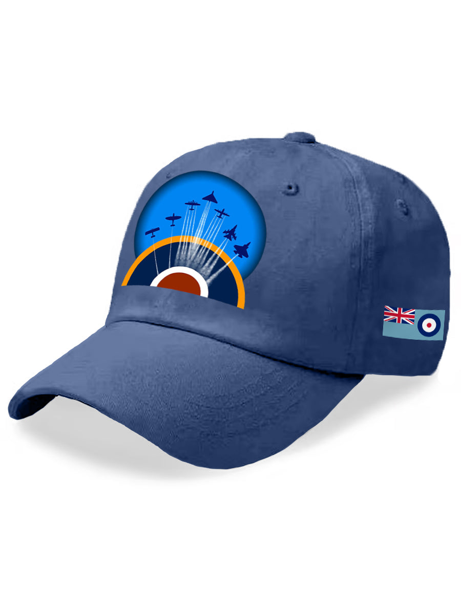 Unisex Vintage RAF Wings Of Freedom Print Hat