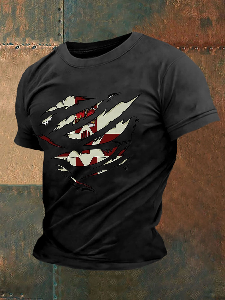 Men's Northern Ireland Flag Print T-Shirt