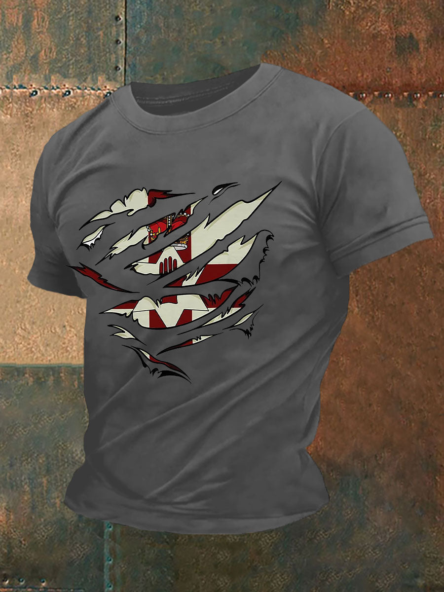 Men's Northern Ireland Flag Print T-Shirt