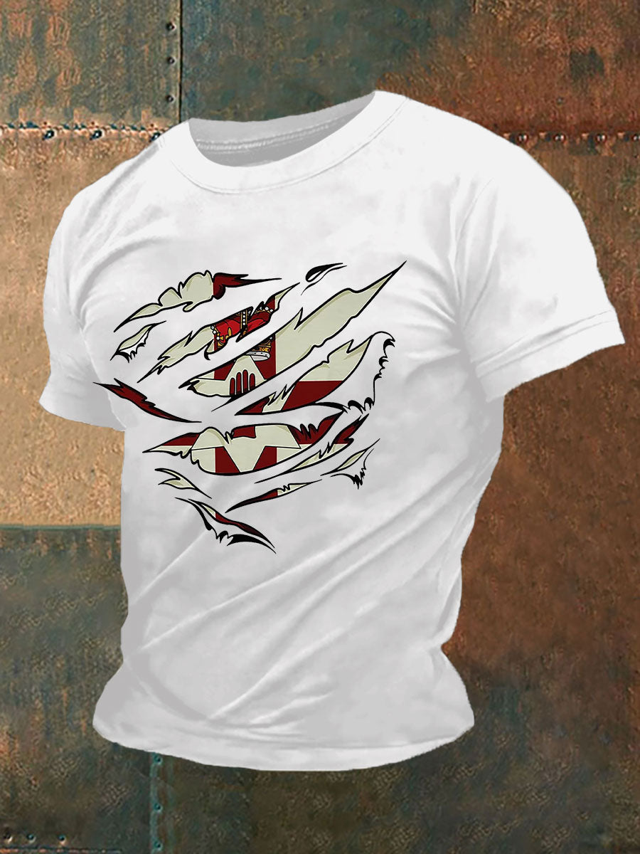 Men's Northern Ireland Flag Print T-Shirt
