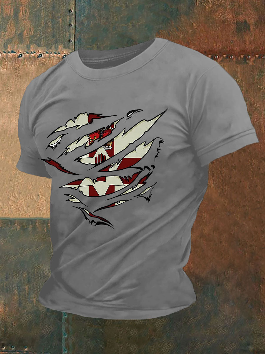 Men's Northern Ireland Flag Print T-Shirt