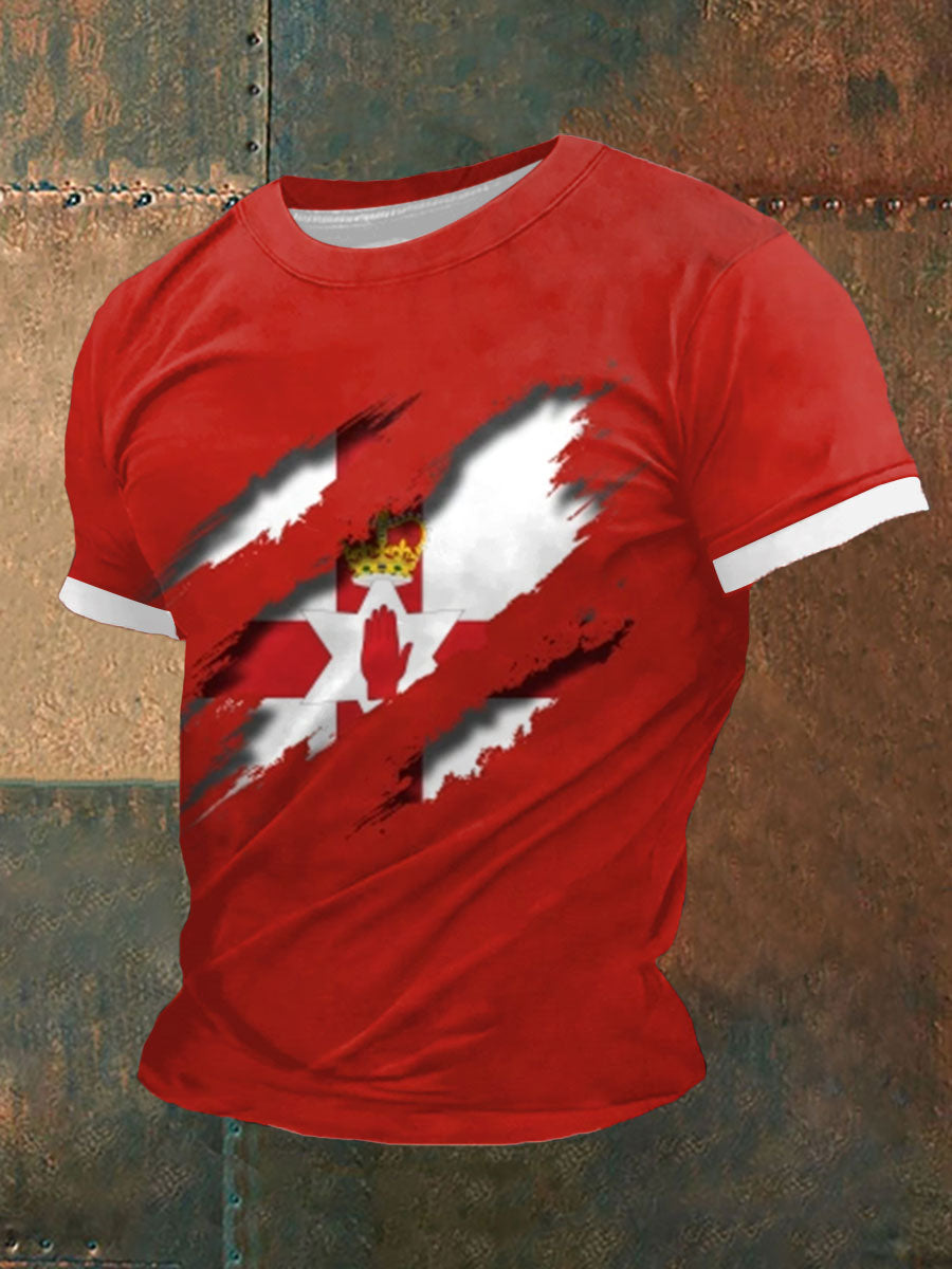 Men's Northern Ireland Print Casual T-Shirt