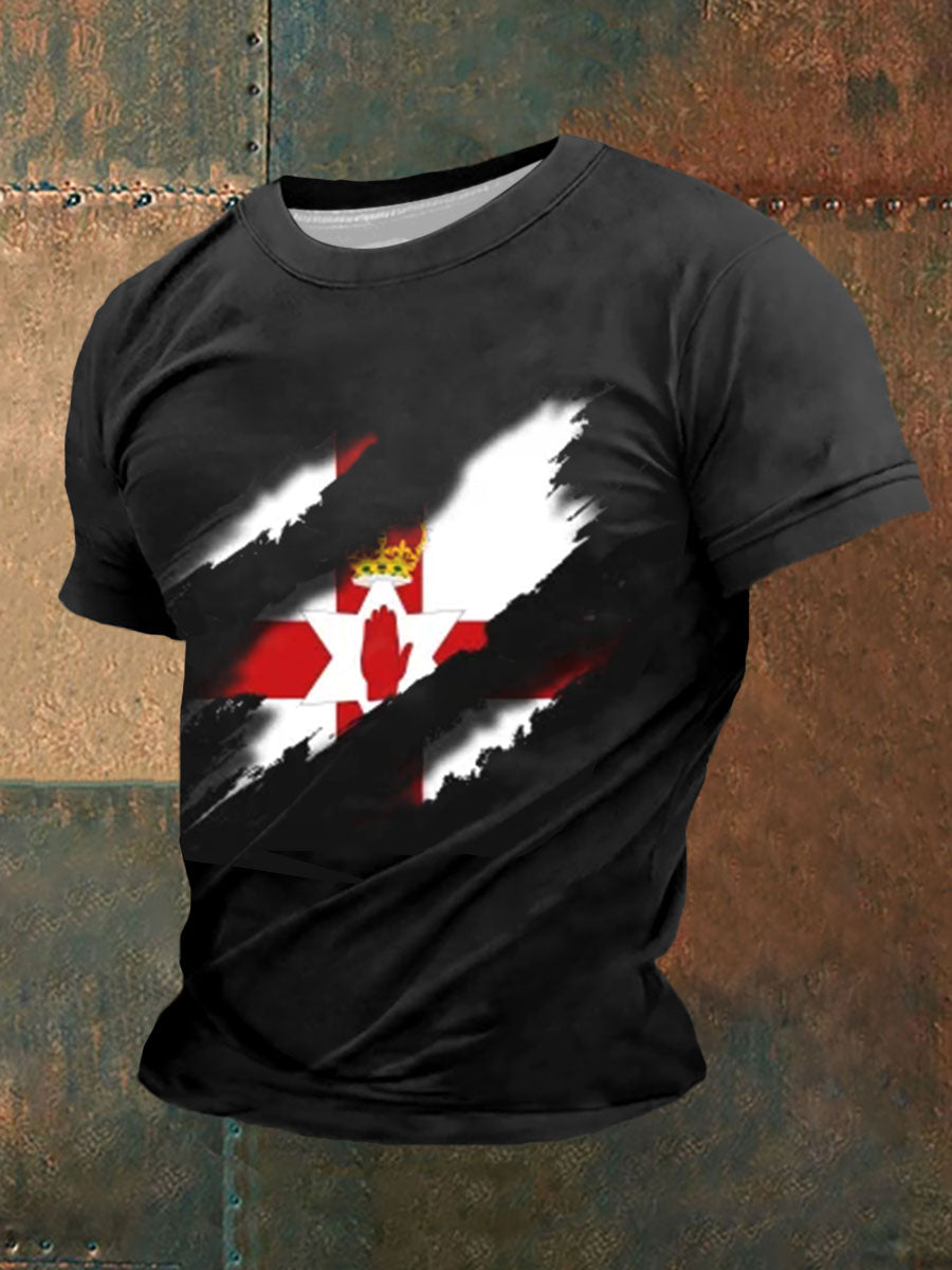 Men's Northern Ireland Print Casual T-Shirt