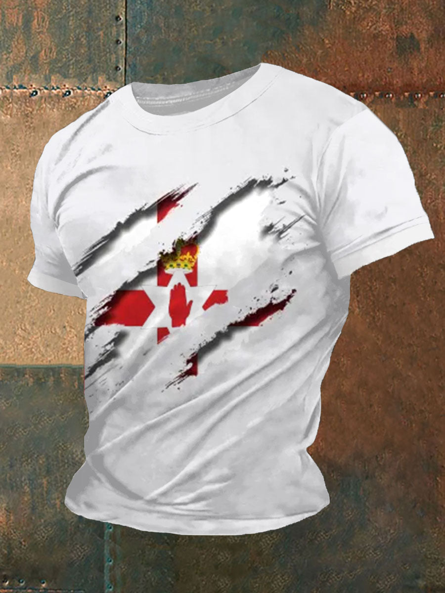 Men's Northern Ireland Print Casual T-Shirt