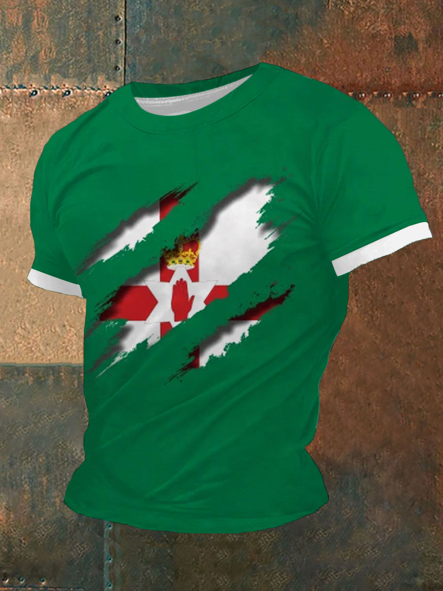 Men's Northern Ireland Print Casual T-Shirt