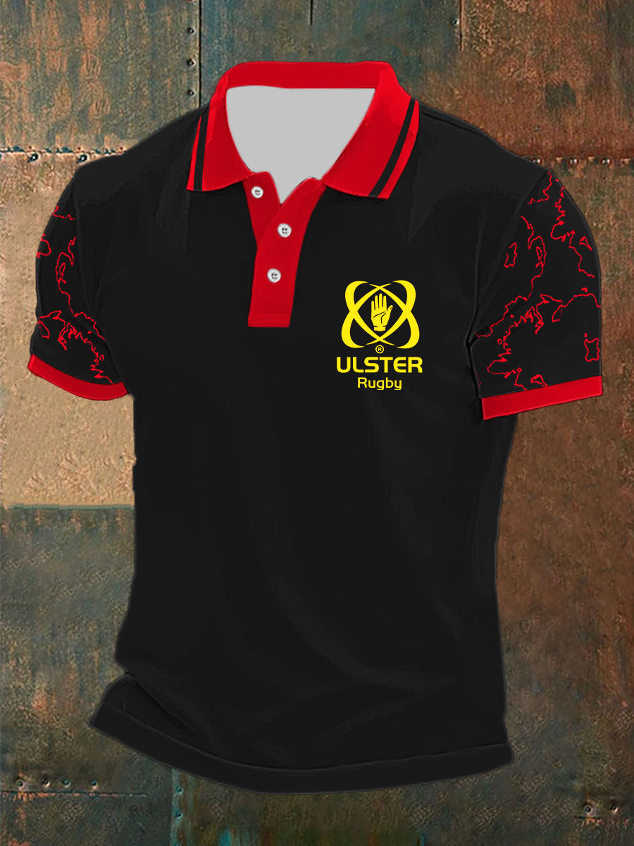 Men's Ulster Rugby Print Casual Top