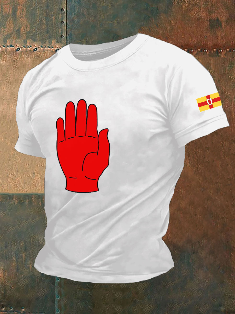 Men's Ulster Print Casual T-Shirt