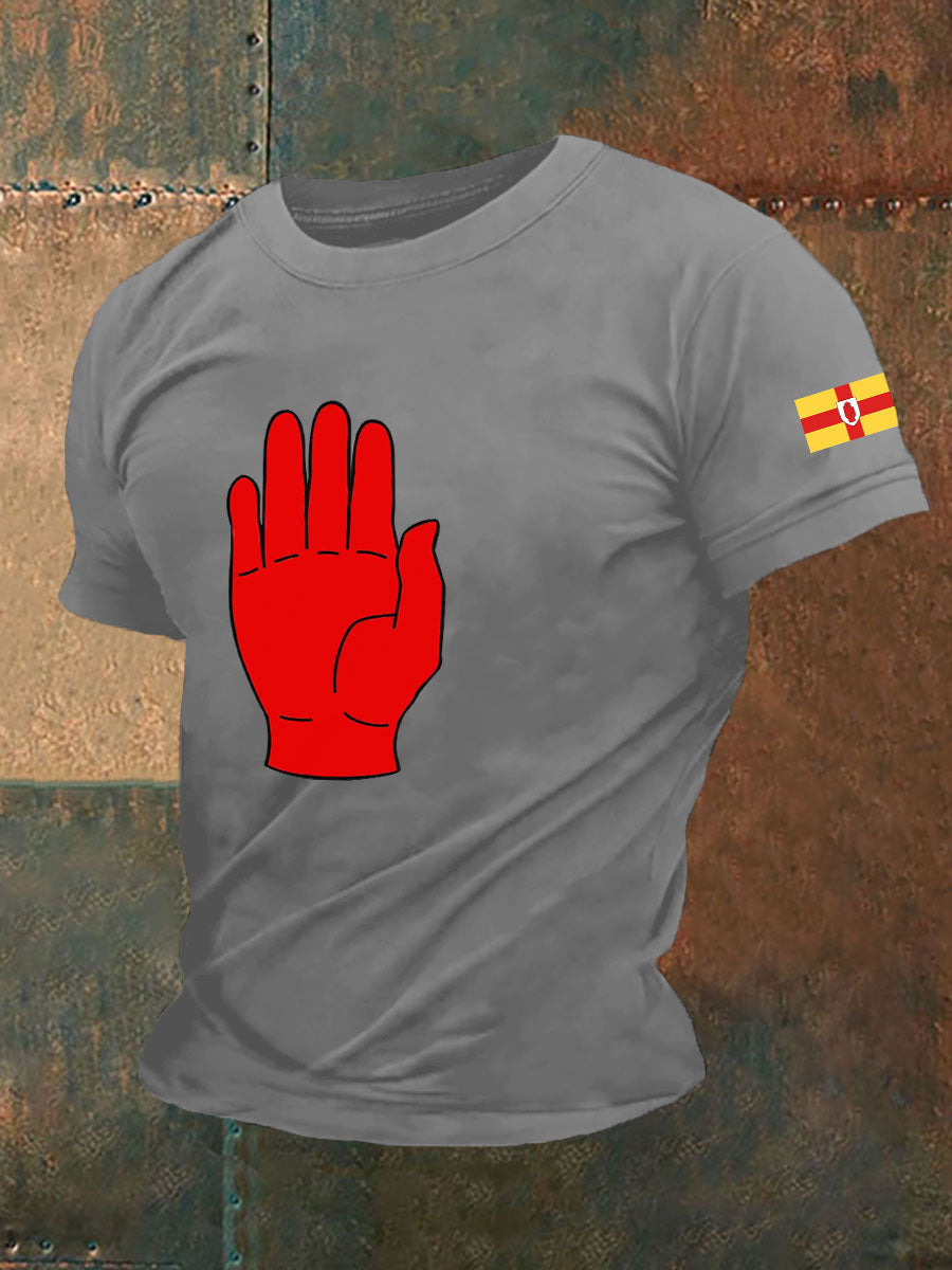 Men's Ulster Print Casual T-Shirt