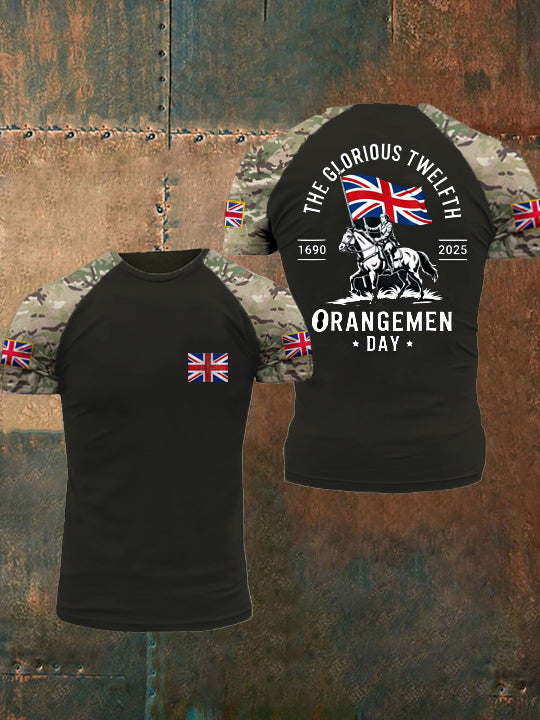 Men's Glorious Twelfth King William Of Orangemen Day 1690 2025 T-Shirt