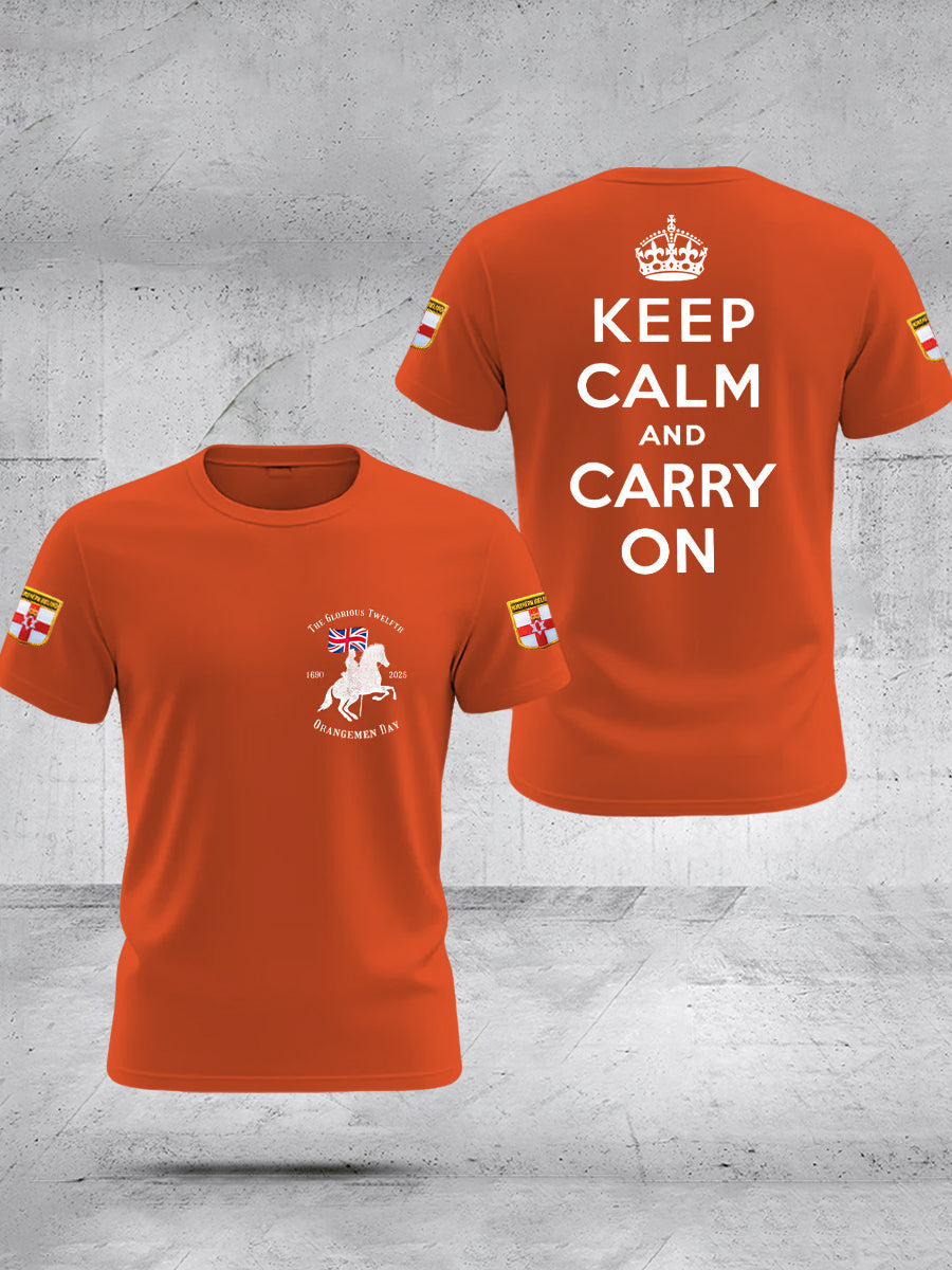 Men's Glorious Twelfth King William Of Orangemen Day 1690 2025 T-Shirt