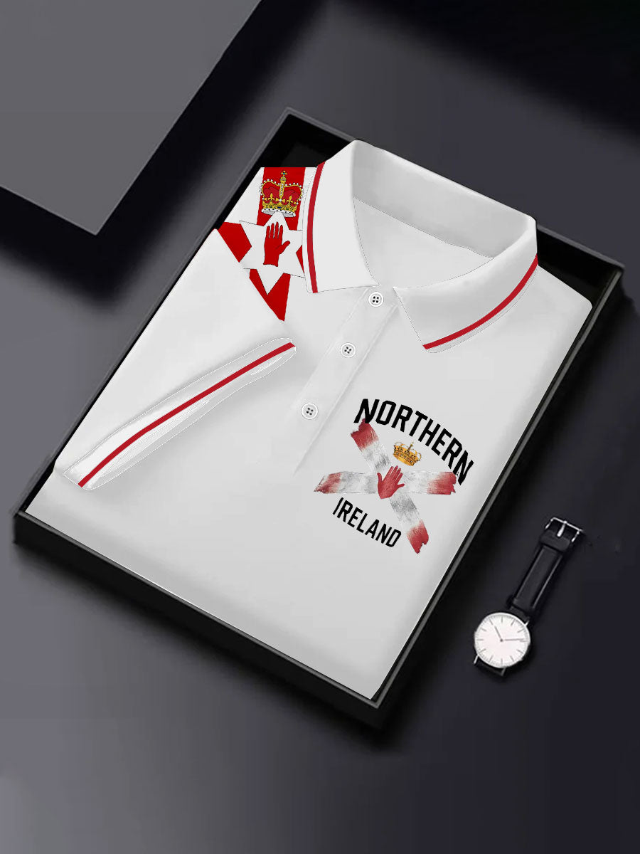 Men's Northern Ireland Printed Casual Short Sleeve Top