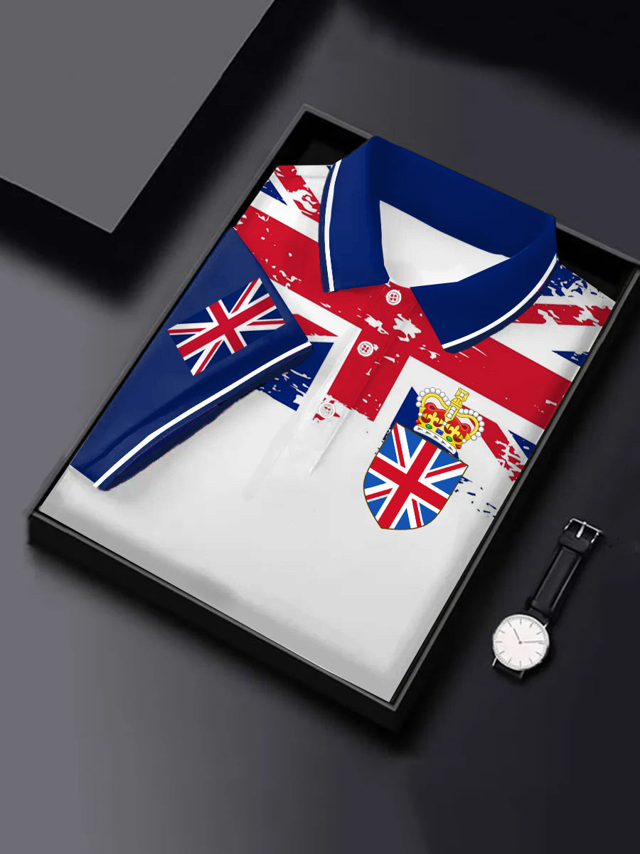 Men's United Kingdom Print Short Sleeve Shirt