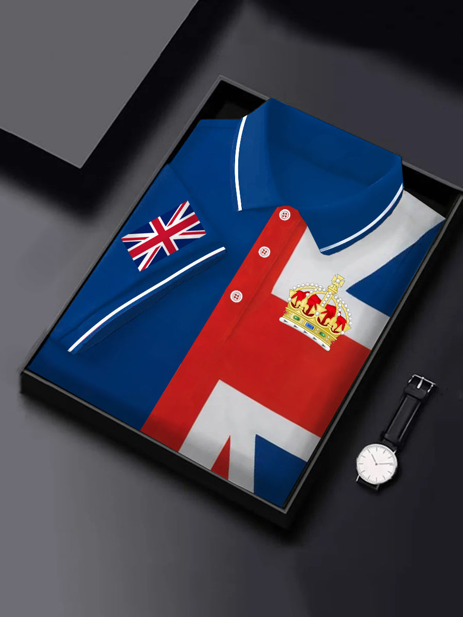 Men's United Kingdom Print Short Sleeve Shirt