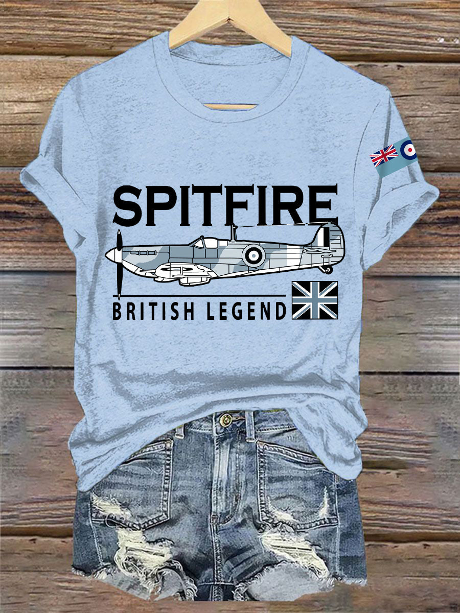 Women's Vintage Spitfire British Legend Casual Tee