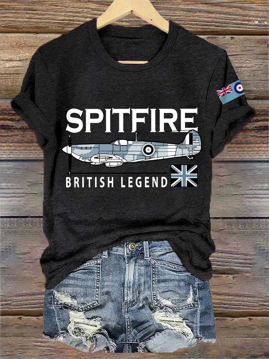 Women's Vintage Spitfire British Legend Casual Tee