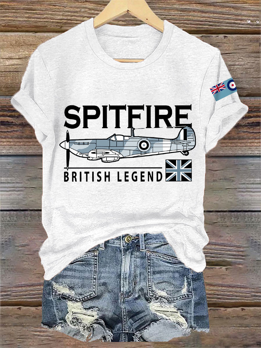 Women's Vintage Spitfire British Legend Casual Tee
