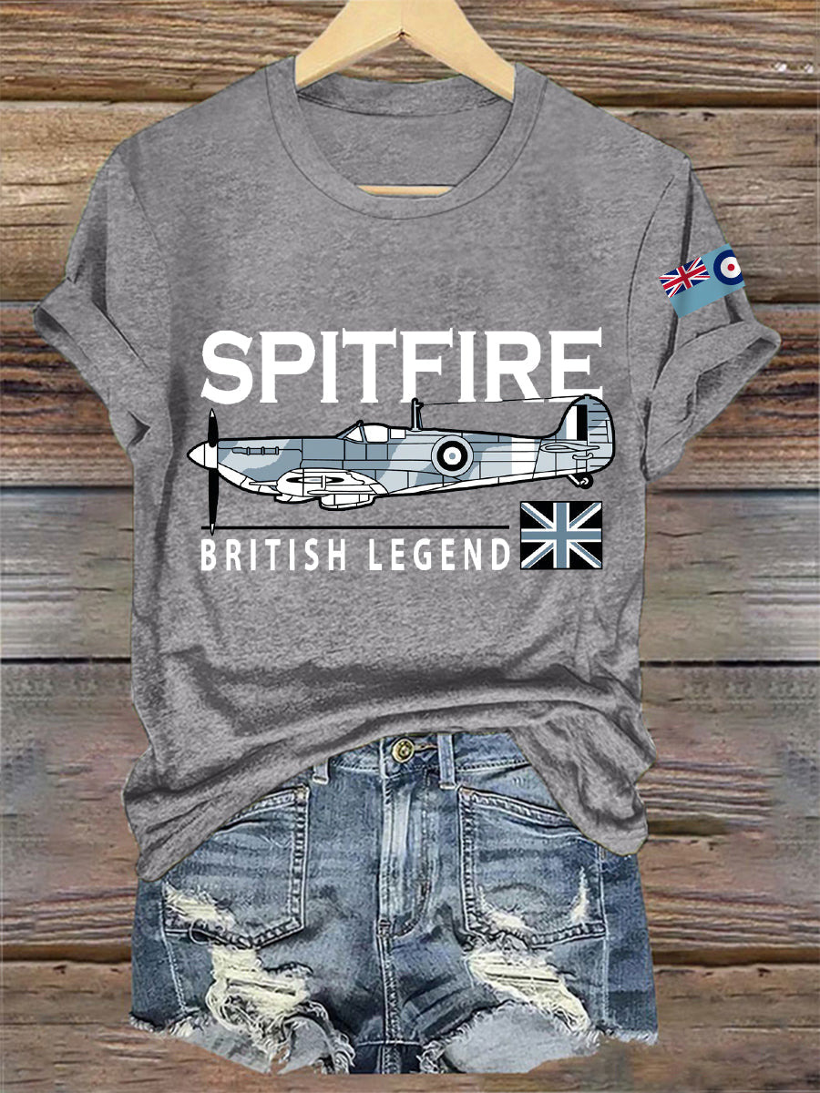 Women's Vintage Spitfire British Legend Casual Tee
