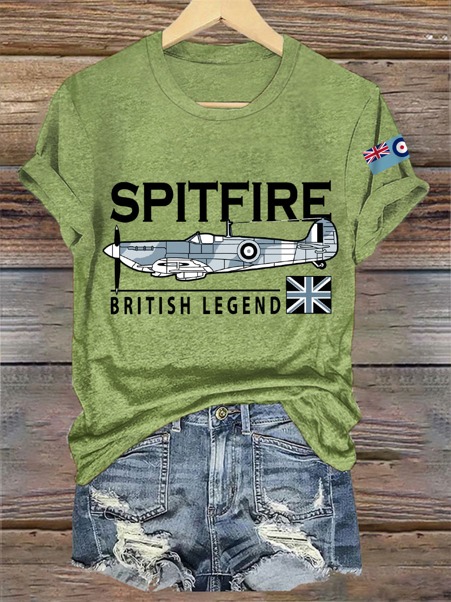 Women's Vintage Spitfire British Legend Casual Tee