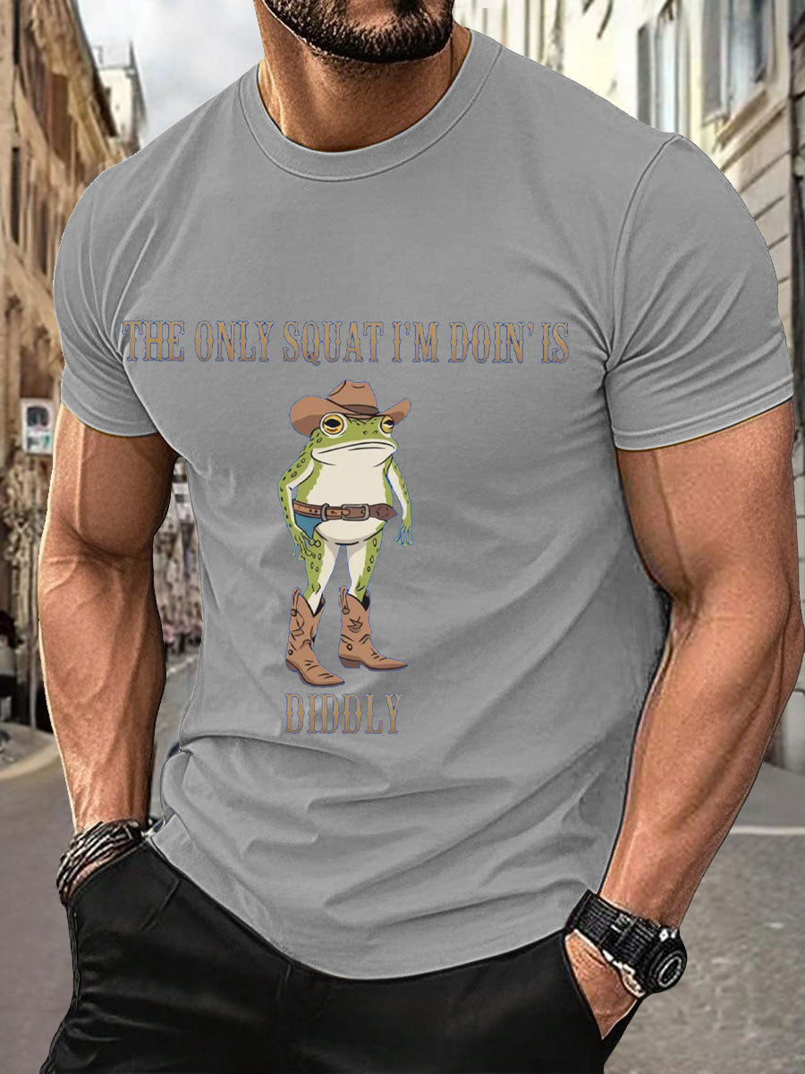 Men's British Farming Printed T-shirt