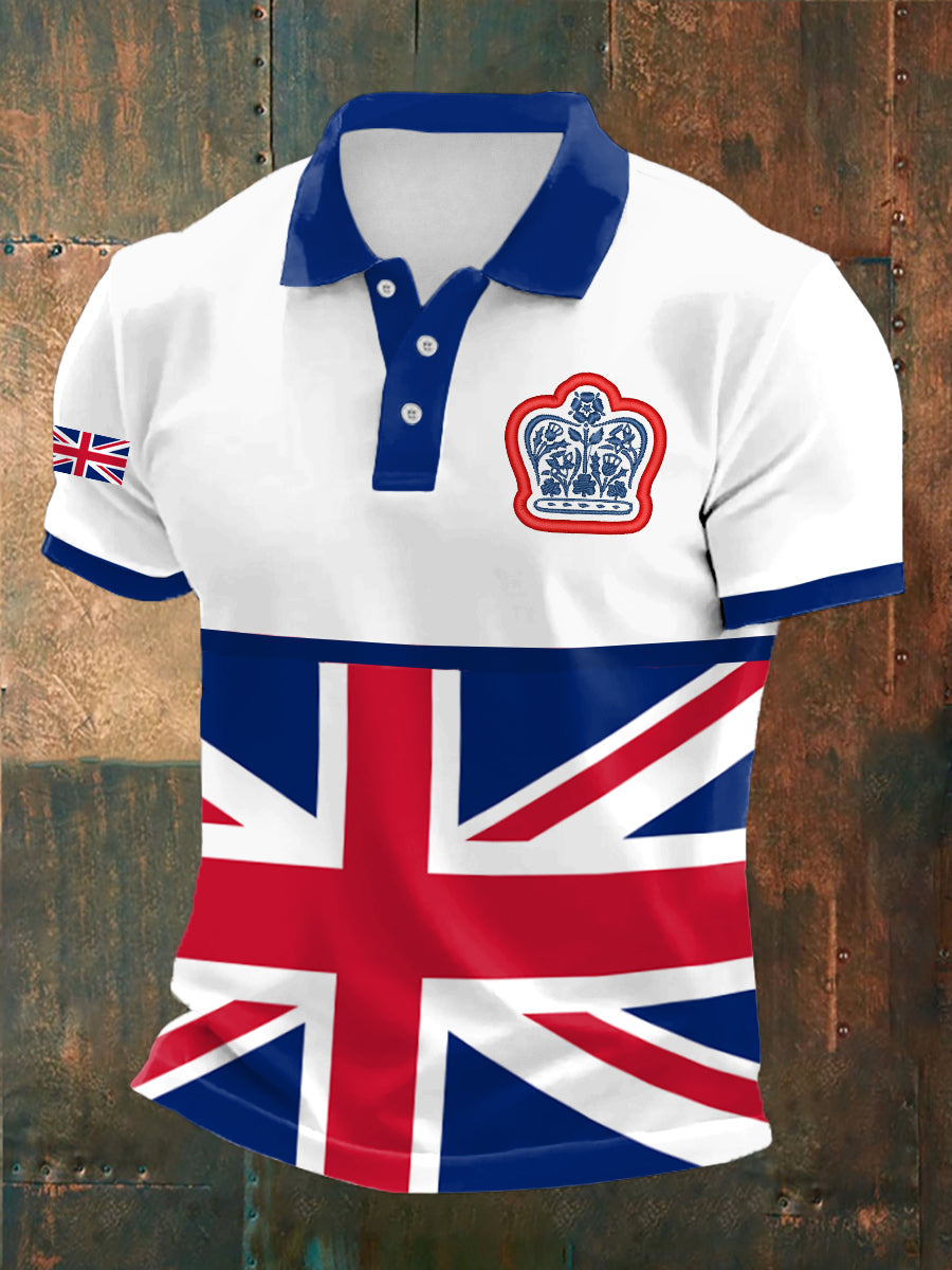 Men's United Kingdom Print Short Sleeve Shirt