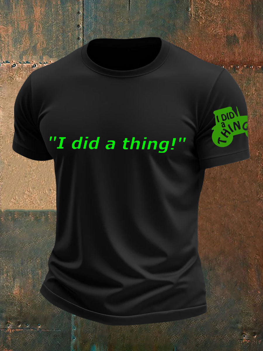 Men's British Farming Printed T-shirt