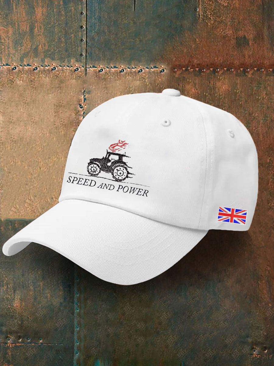 Unisex British Farming Printed Hat