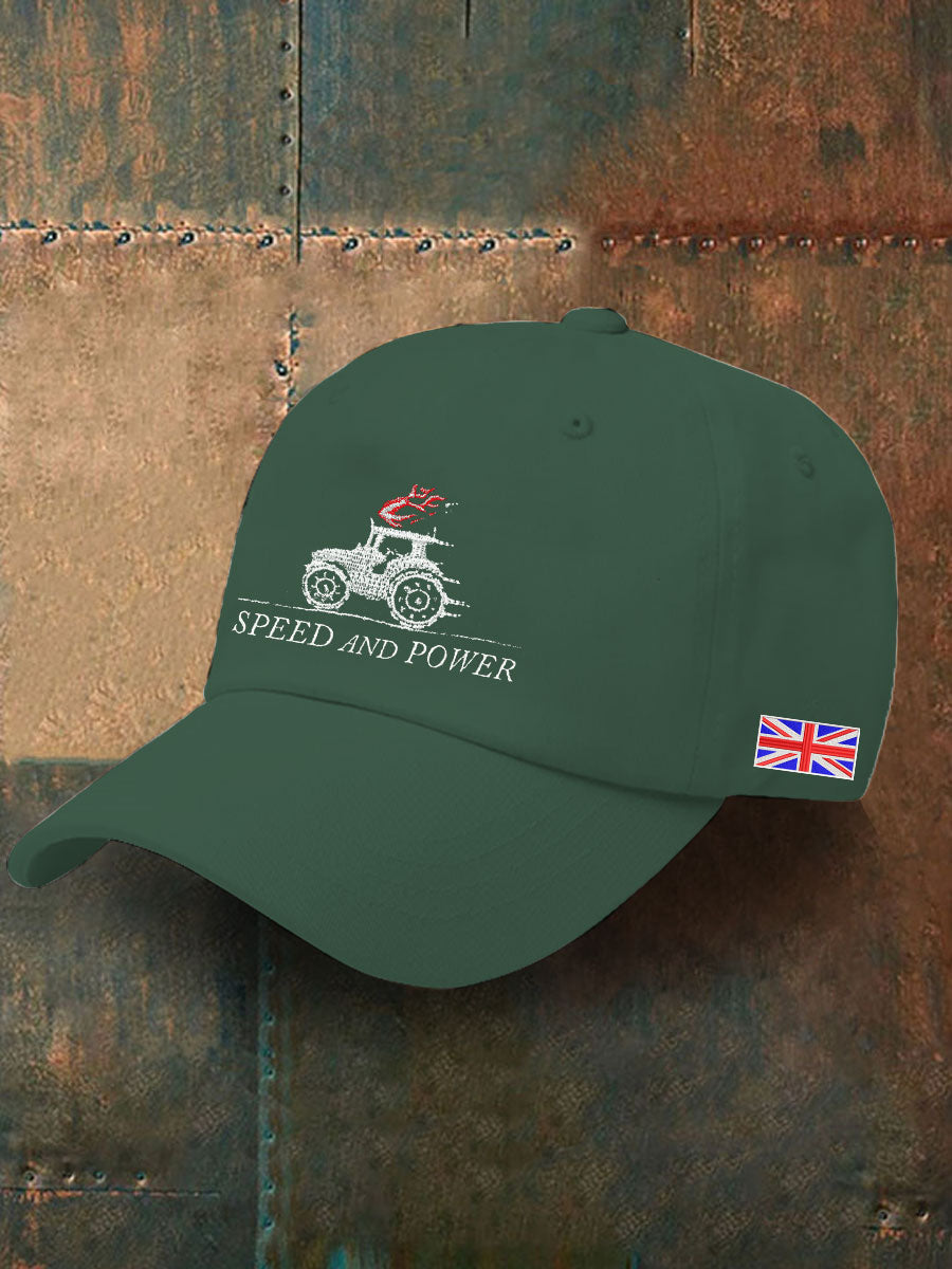 Unisex British Farming Printed Hat