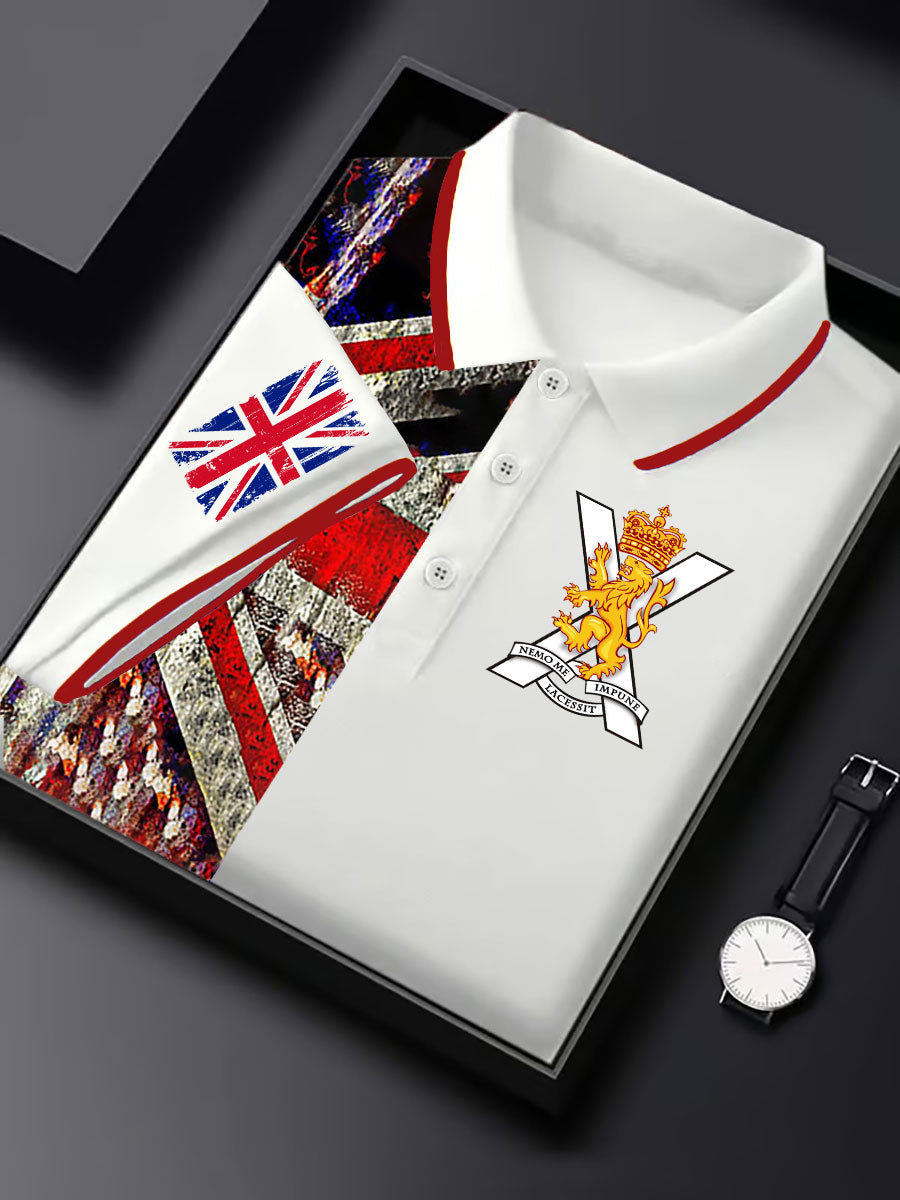 Men's Vintage England Flag Casual Shirt
