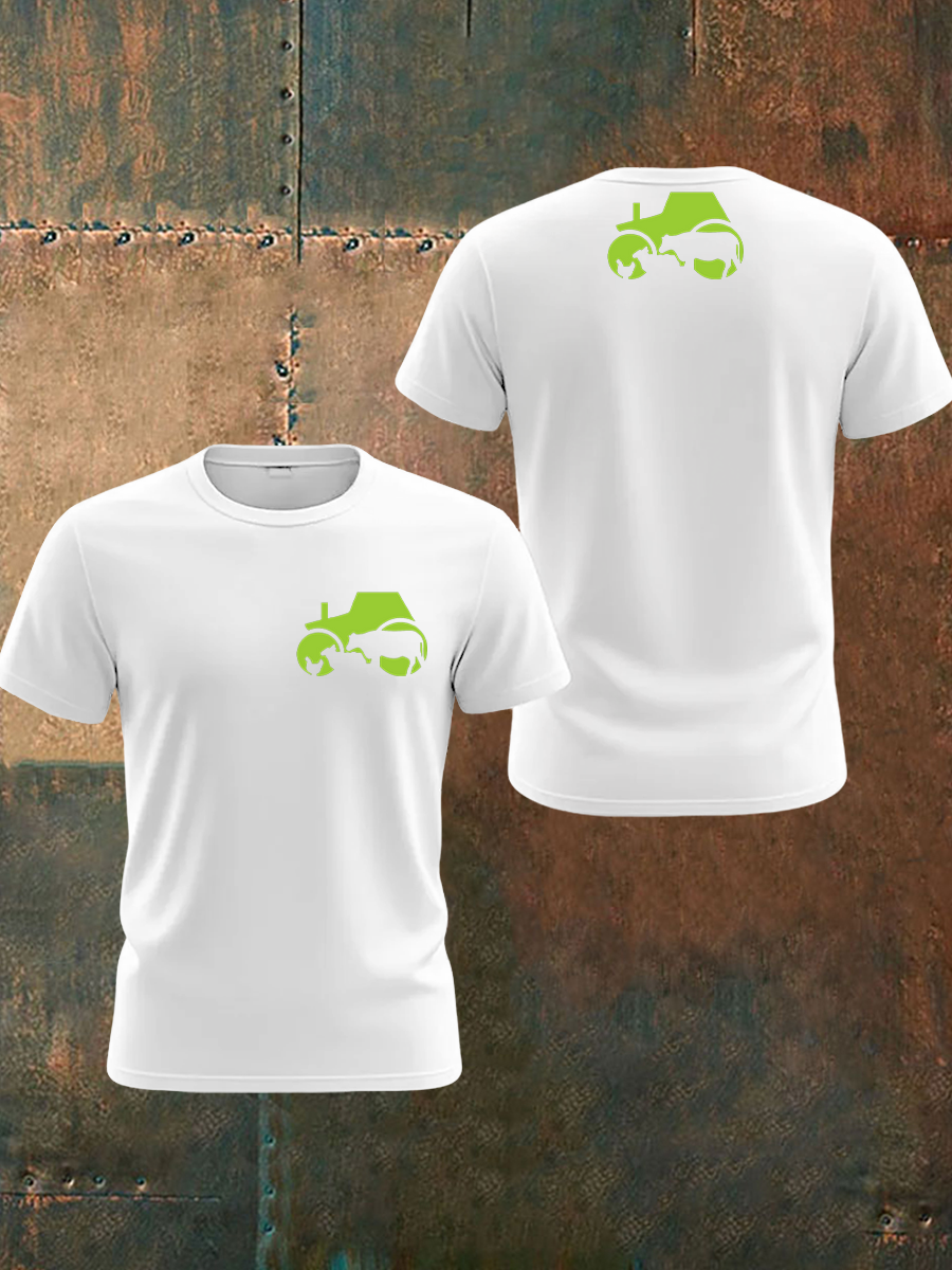 Men's British Farming Printed T-shirt
