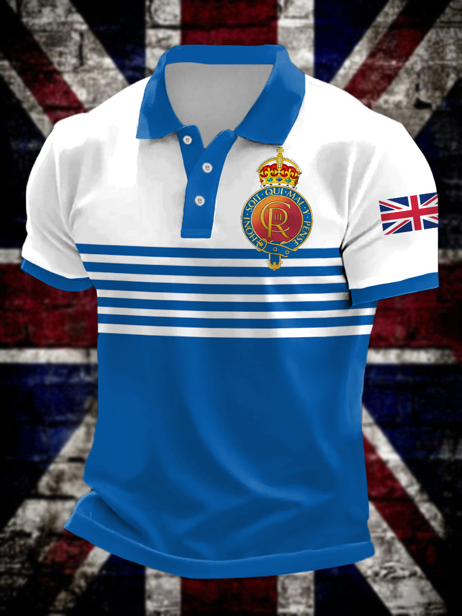 Men's Household Cavalry Print short sleeve shirt