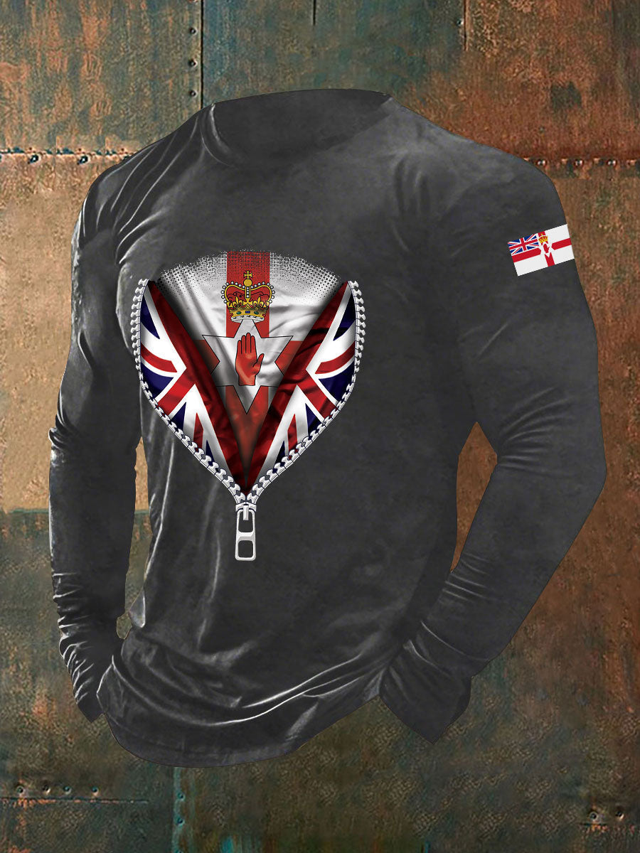 Men's Northern Ireland Printed Casual T-Shirt