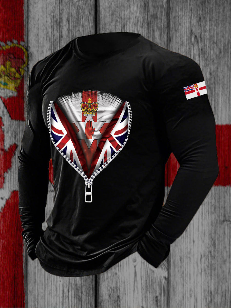 Men's Northern Ireland Printed Casual T-Shirt