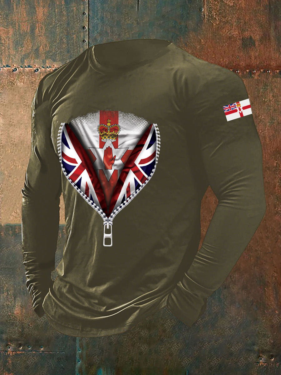 Men's Northern Ireland Printed Casual T-Shirt