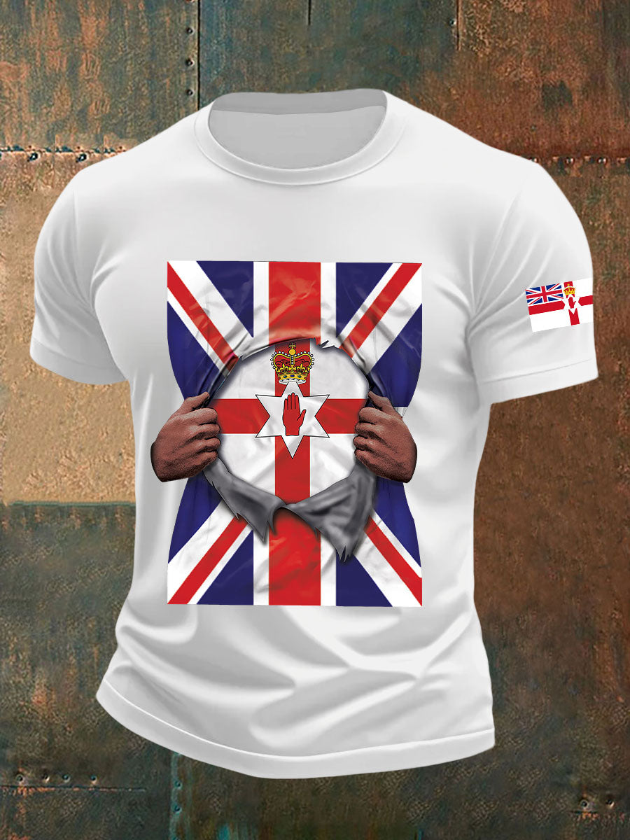 Men's Northern Ireland Printed Casual T-Shirt