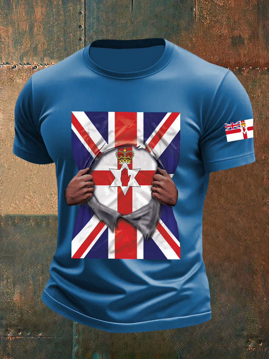 Men's Northern Ireland Printed Casual T-Shirt