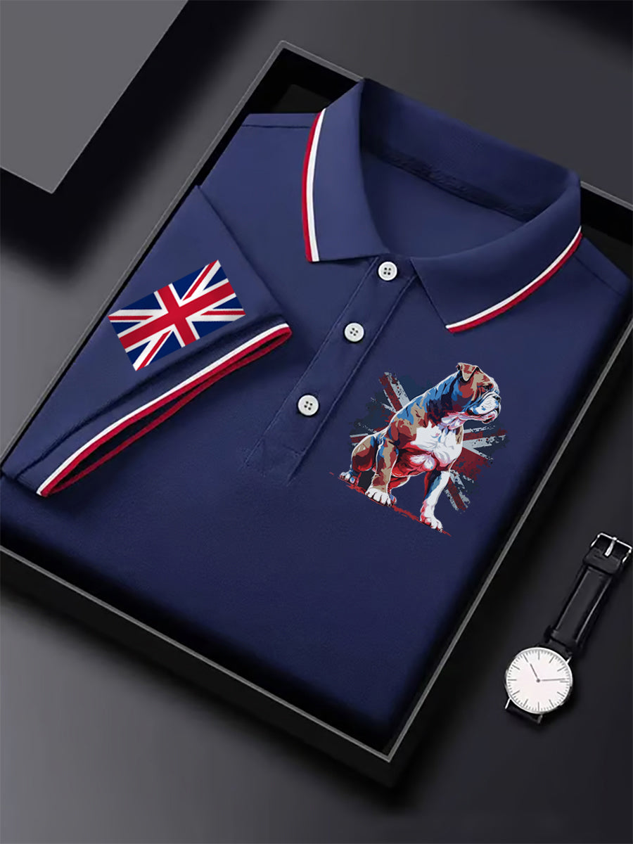 Men's Vintage England Flag Casual Shirt