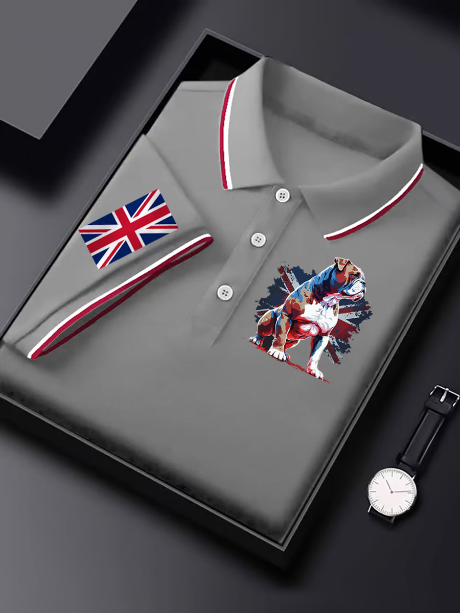 Men's Vintage England Flag Casual Shirt