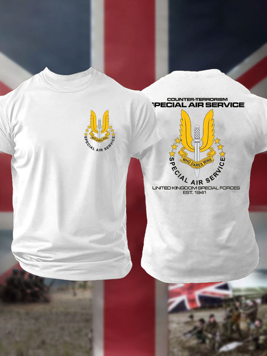 Men's SAS Special Air Service Printed T-shirt