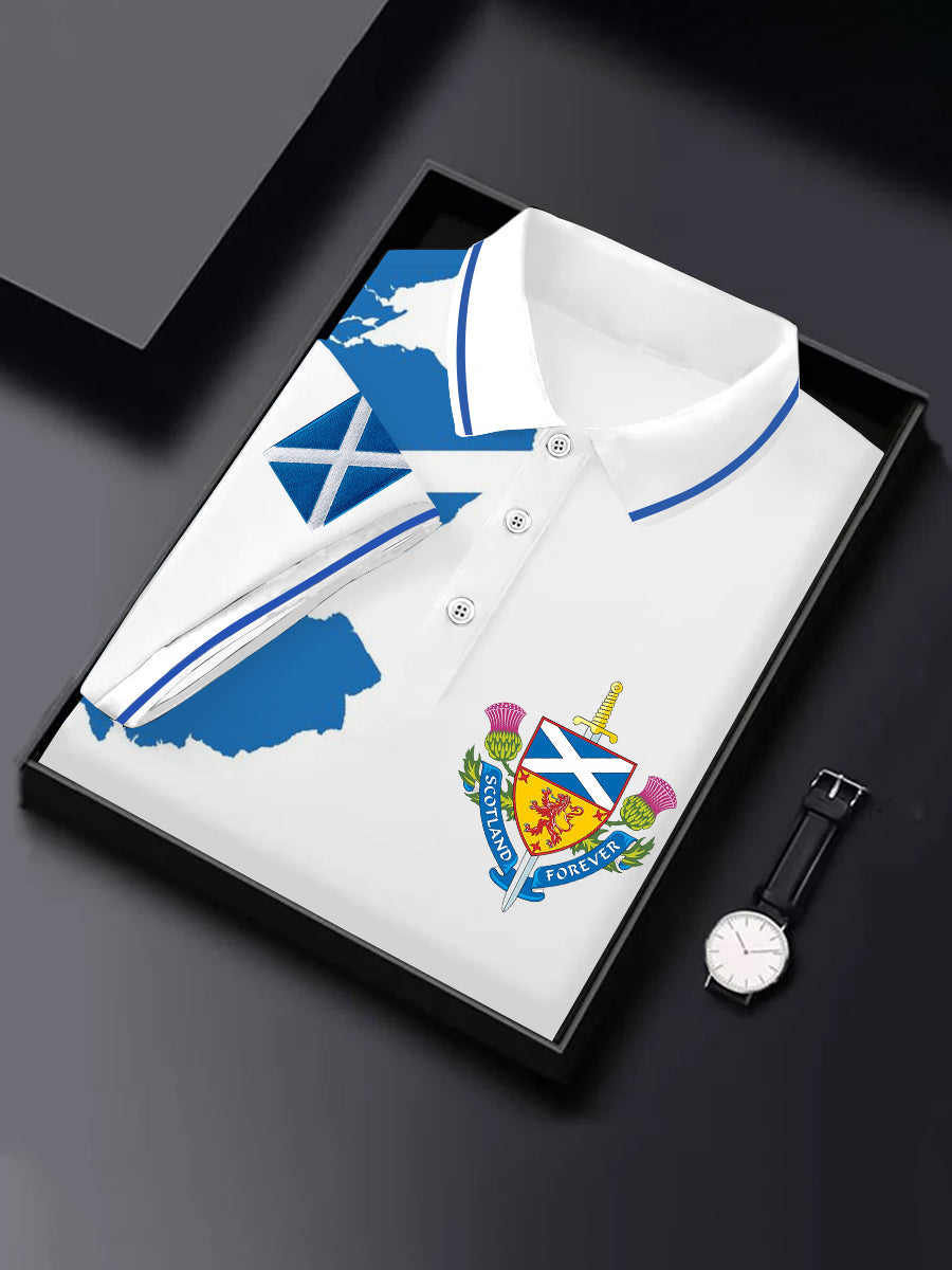 Men's Scottish Flag Short Sleeves Top