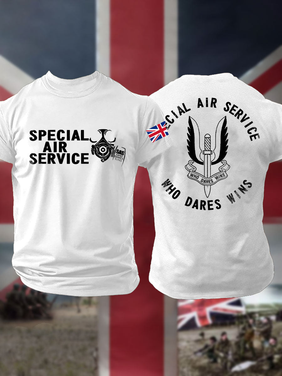 Men's SAS Special Air Service Printed T-shirt