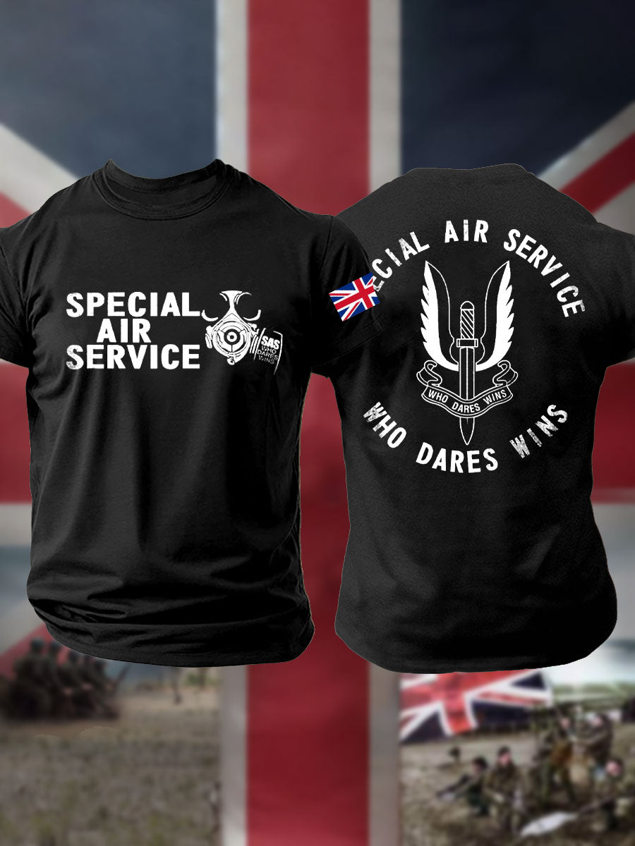 Men's SAS Special Air Service Printed T-shirt